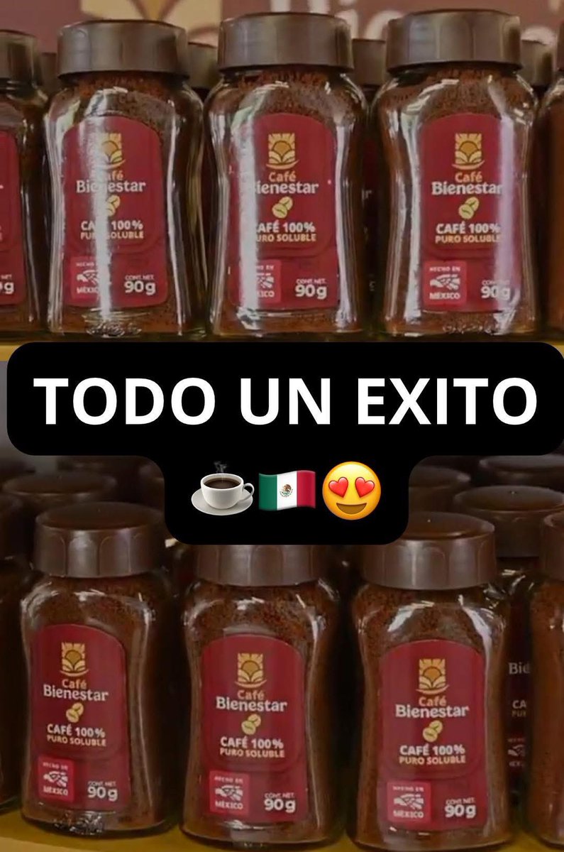 miss_moxxa92's tweet image. …….🚨 🚨 ADIÓS a Starbucks
Lllega para despertarnos todas las mañanas el Café del Bienestar de nuestros pequeños cafeticultores, en su mayoría provenientes de comunidades indígenas.
Por el Bien de México, primero los Productos Hechos en México...🚨🚨……
👇🏻👇🏻👇🏻👇🏻👇🏻👇🏻👇🏻👇🏻👇🏻👇🏻