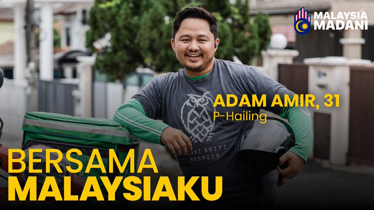 “Agak-agak, apa yang menarik di sebalik pekerjaan anda untuk menjadi inspirasi kepada semua?”

Adam Amir, 31, p-hailing — bukan sekadar menghantar makanan. Beliau membawa semangat bekerja dengan bermaruah, menyara keluarga dan menyumbang kepada ekonomi negara.

Kami di
