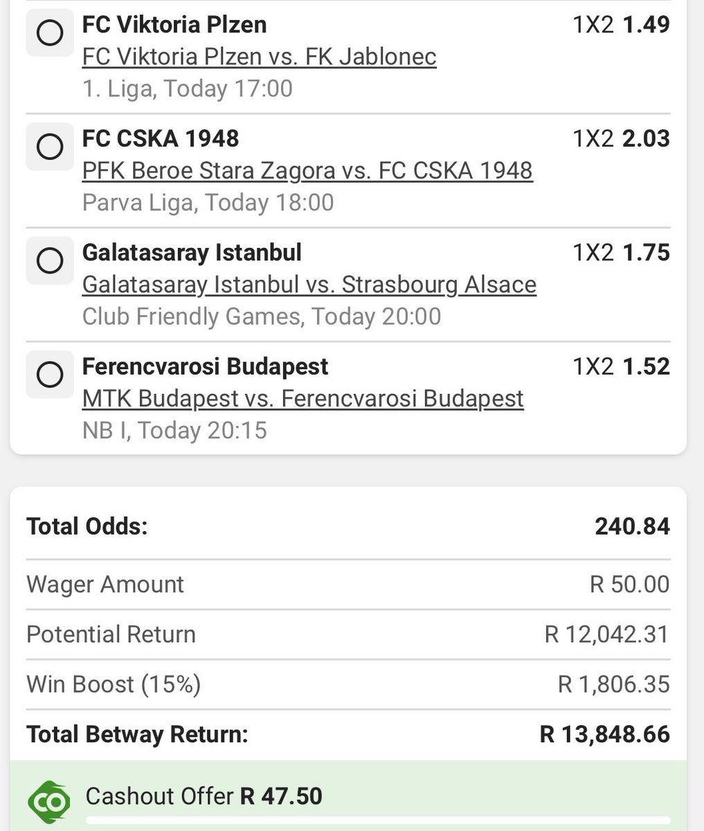 Mohale_Evans's tweet image. 240-odds β
π₯
Straight wins β
π₯
Booking Code π€ BW7B7018E