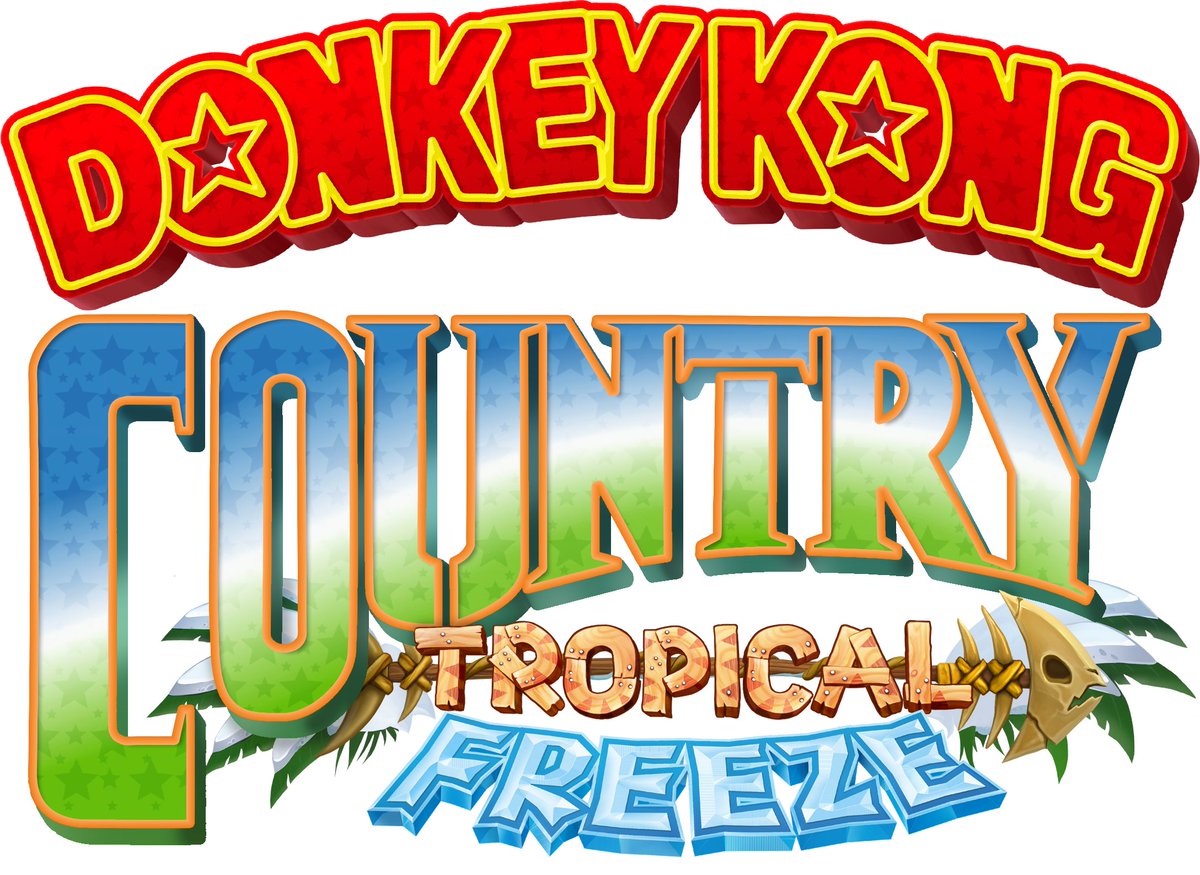 Meepmeep189's tweet image. With the release of #DonkeyKongBananza, I decided to fix the grievous error in the logos of #DKCReturns & #DKCTropicalFreeze and restore the "Country" from the classic #DonkeyKongCountry logos, albeit matching those games' styles. #GraphicDesign