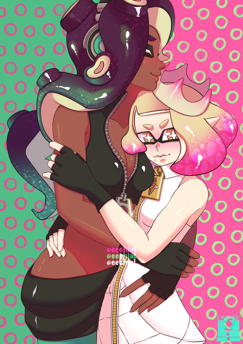 eechiaL's tweet image. Finally done with this Splatoon Pearl and Marina art. Hope you like it!
#Splatoon #Pearlina