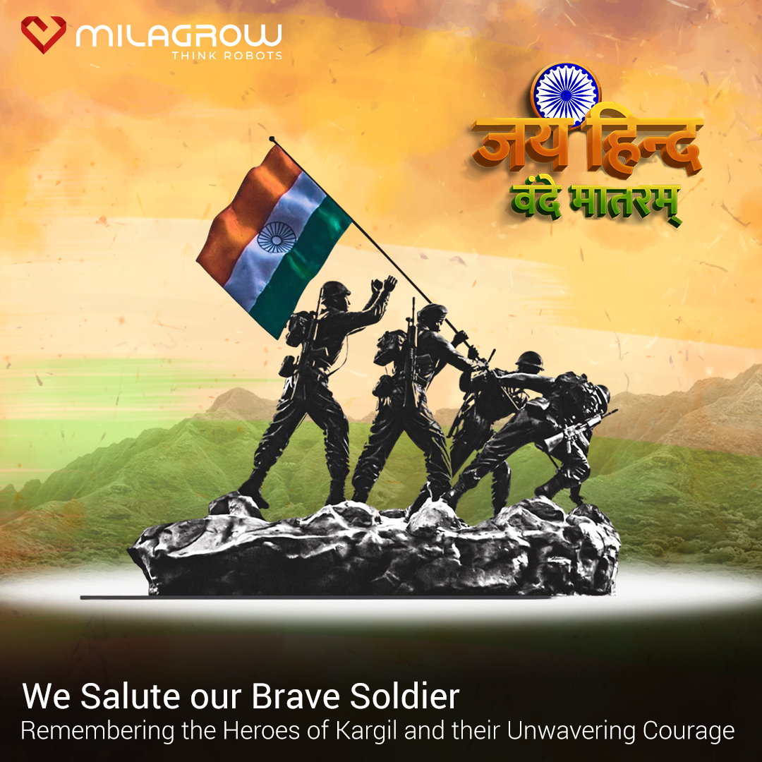 MilagrowRobots's tweet image. This Kargil Vijay Diwas, we salute the courage of our soldiers. At Milagrow, we strive to serve India through technology that empowers lives.
#Milagrow #KargilVijayDiwas #ProudIndia #Indian #tech