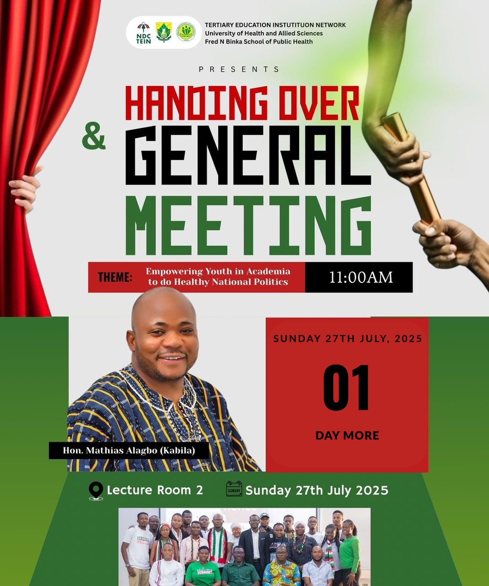 TeinUhas's tweet photo. 🎉The big day is finally here. Join us as we officially hand over leadership in grand style!

Don’t miss it. Ey3 zu! 🇰🇼💪🏽 🔥🔥 https://t.co/EINBkx1xql
