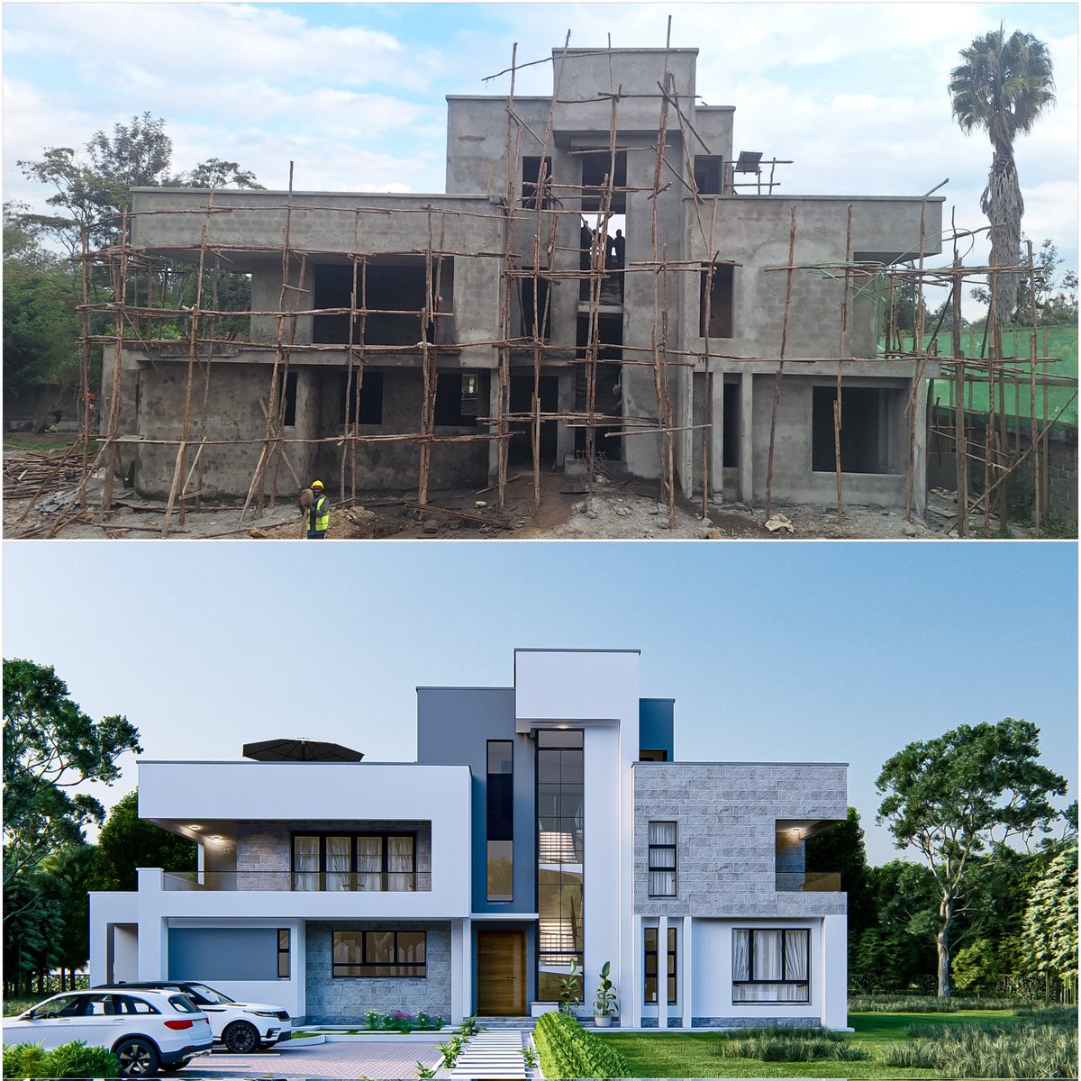 HouseDesignsKe's tweet image. Work in progress in Bogani Karen.