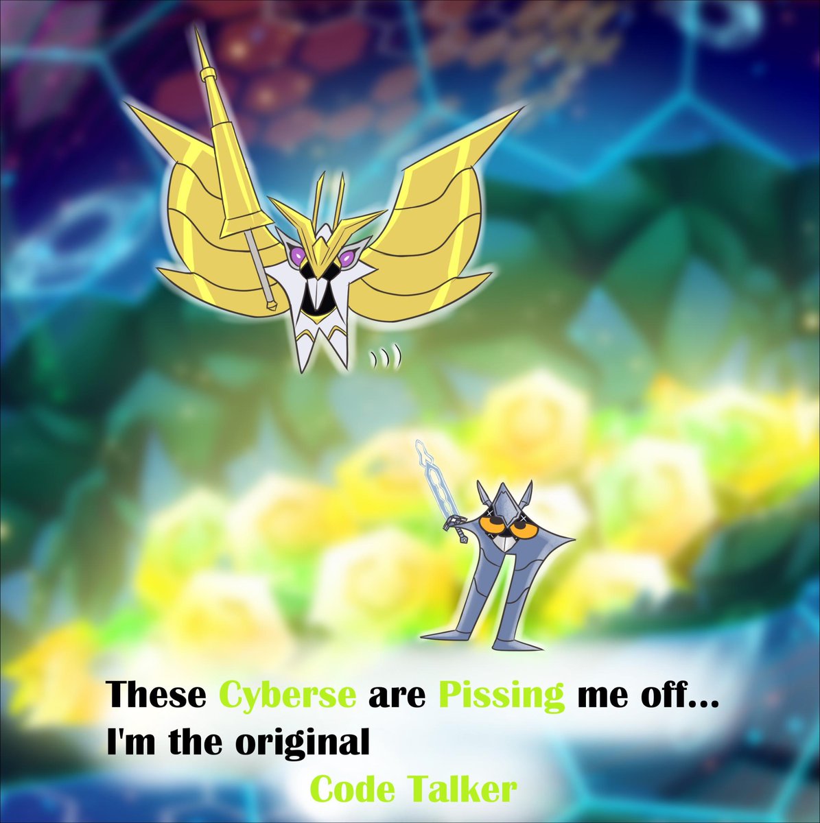 LukeVonKarma's tweet image. Twitter thread!!
Me and Joseph will be reviewing all of your funniest yugioh memes down below for his 24hr stream!
Reply with all types of memes, tcg, ocg, master duel, duelingbook, etc!!
Meme below made by plsplaycrosscode