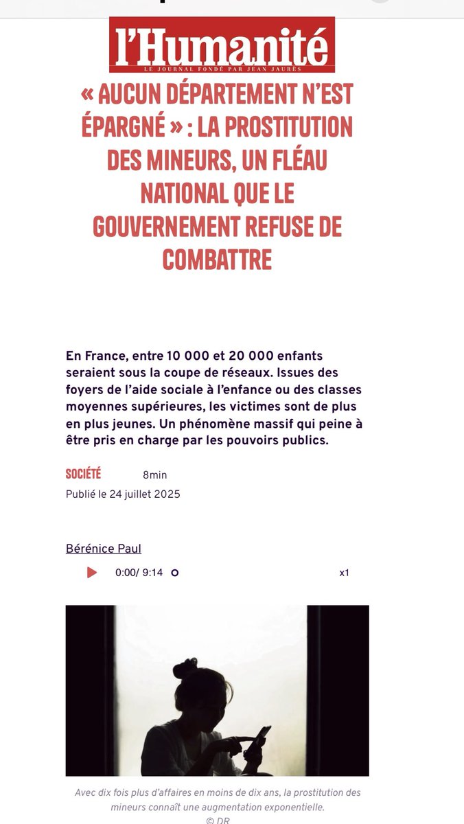 michel_amas's tweet image. Après Le Figaro, Libération, le Monde, c'est désormais l'Humanité qui se fait l'écho de notre combat. Du scandale des réseaux de pédophilie qui gangrènent l'ASE et des actions que nous menons pour faire condamner les Présidents de département et changer la loi.