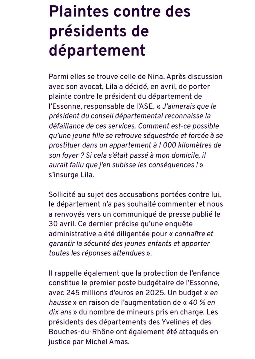 michel_amas's tweet image. Après Le Figaro, Libération, le Monde, c'est désormais l'Humanité qui se fait l'écho de notre combat. Du scandale des réseaux de pédophilie qui gangrènent l'ASE et des actions que nous menons pour faire condamner les Présidents de département et changer la loi.