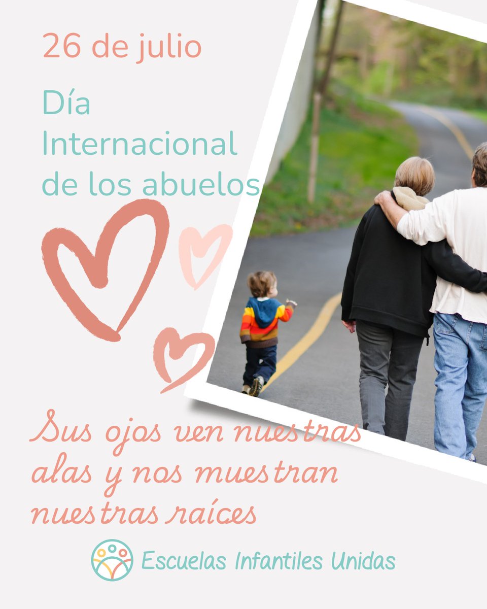 👵👴 En el Día Internacional de los Abuelos, rendimos homenaje a su sabia mirada, a su abrazo incondicional y a todo lo que siembran en nuestros pequeños.

Gracias por ser raíces y alas.

#DíaDeLosAbuelos #EIU #EducaciónInfantil03