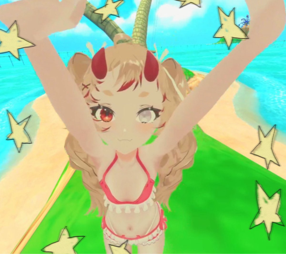ch4ichan's tweet image. thank you for coming π« we visited 4 beaches! and then VKet which crashed my PC
Im sorry I didnt come back but it took a lot to setup!! so after it crashed I was already feeling a bit dizzy and sick! Don't worry we will have lots more swimsuit streams soon !