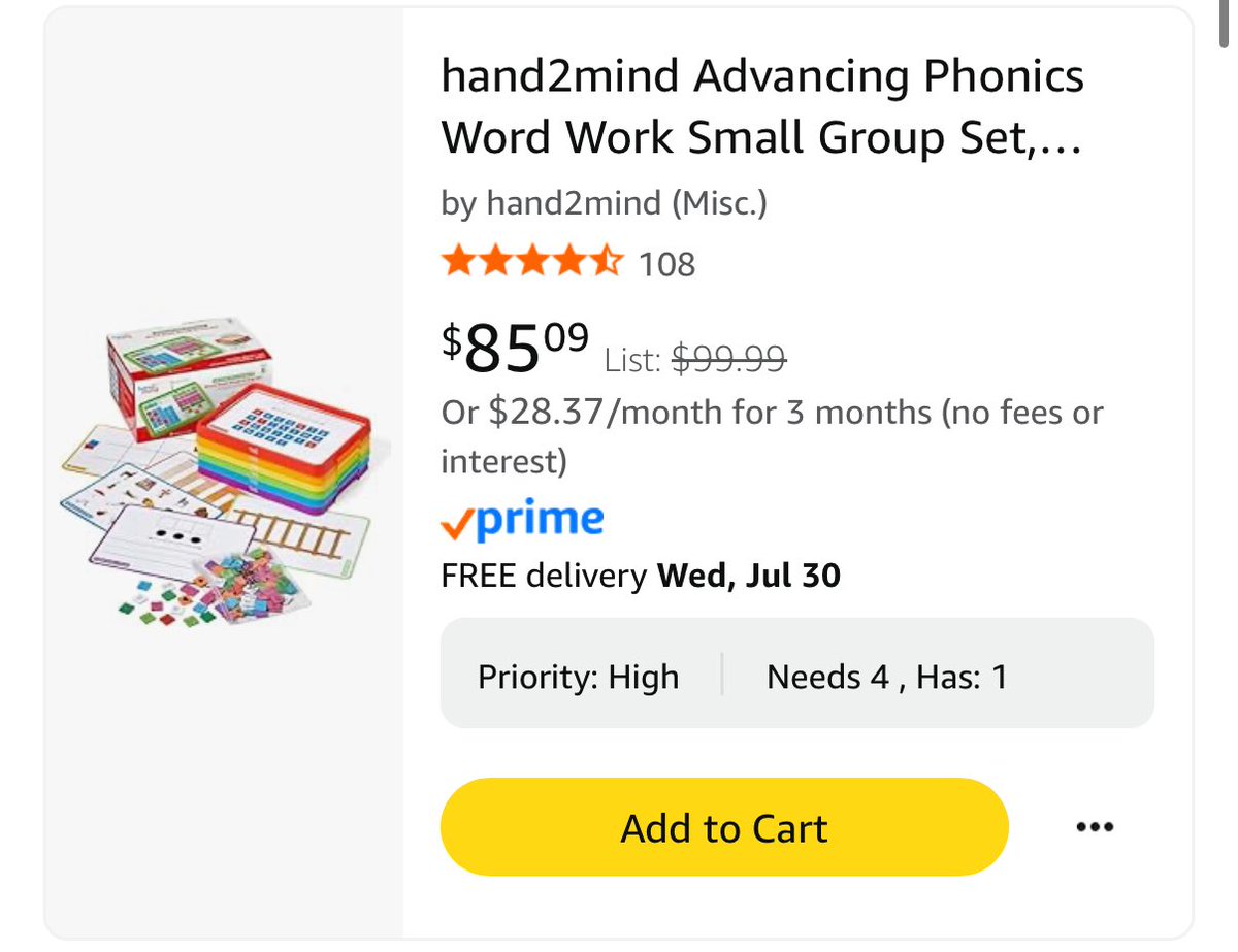 mikeyj_2012's tweet image. These aren’t just wishlist items — they’re essential learning tools.
STEM kits spark creativity & problem-solving
Phonics tools build confident readers
Every item helps my wife’s Kindergartners grow through play, structure, and joy. amazon.com/hz/wishlist/ls… #clearthelist