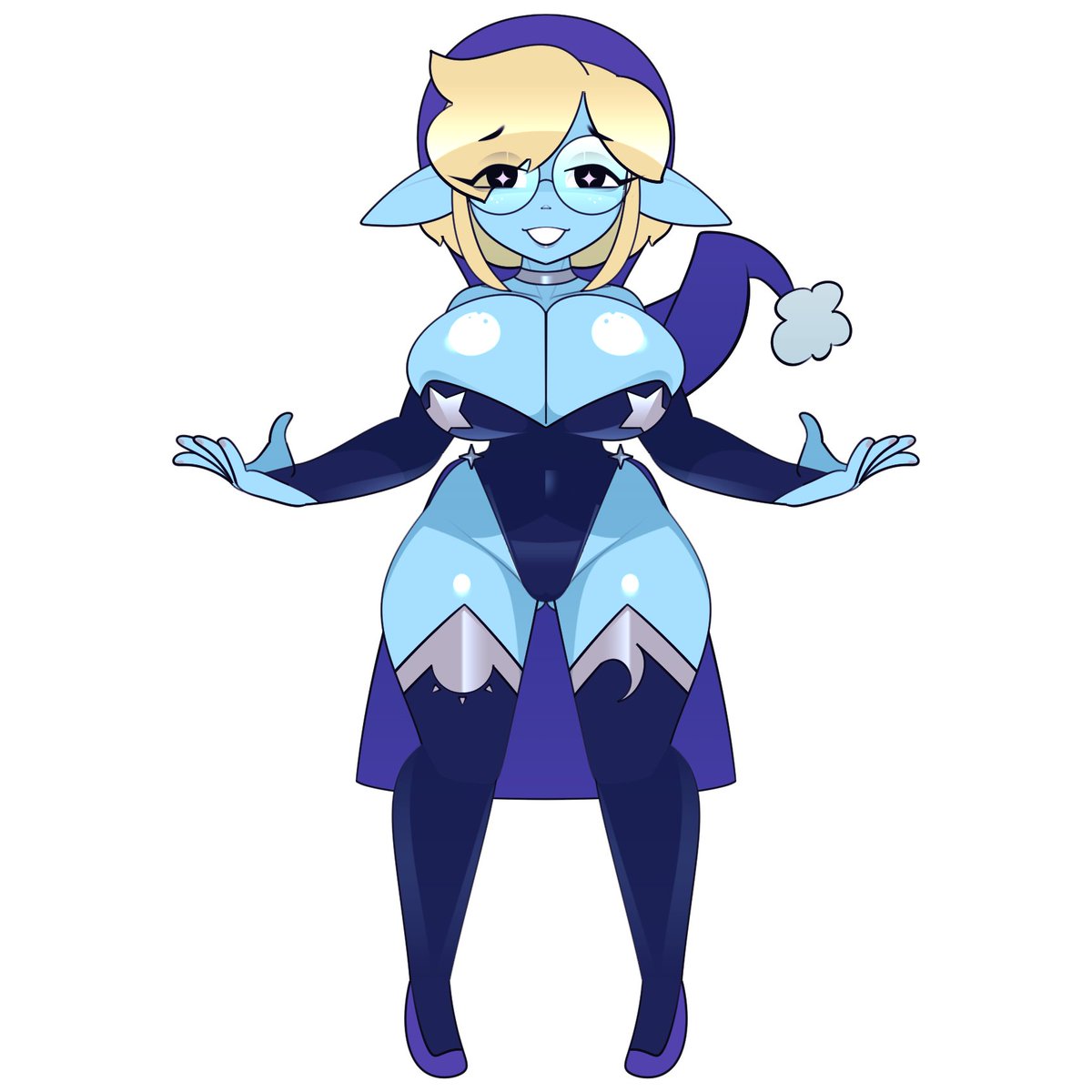 16bithero's tweet image. Gift art of @Thompispomf 's Astral Elf, Alextria.
I am not immune to hot space elf.