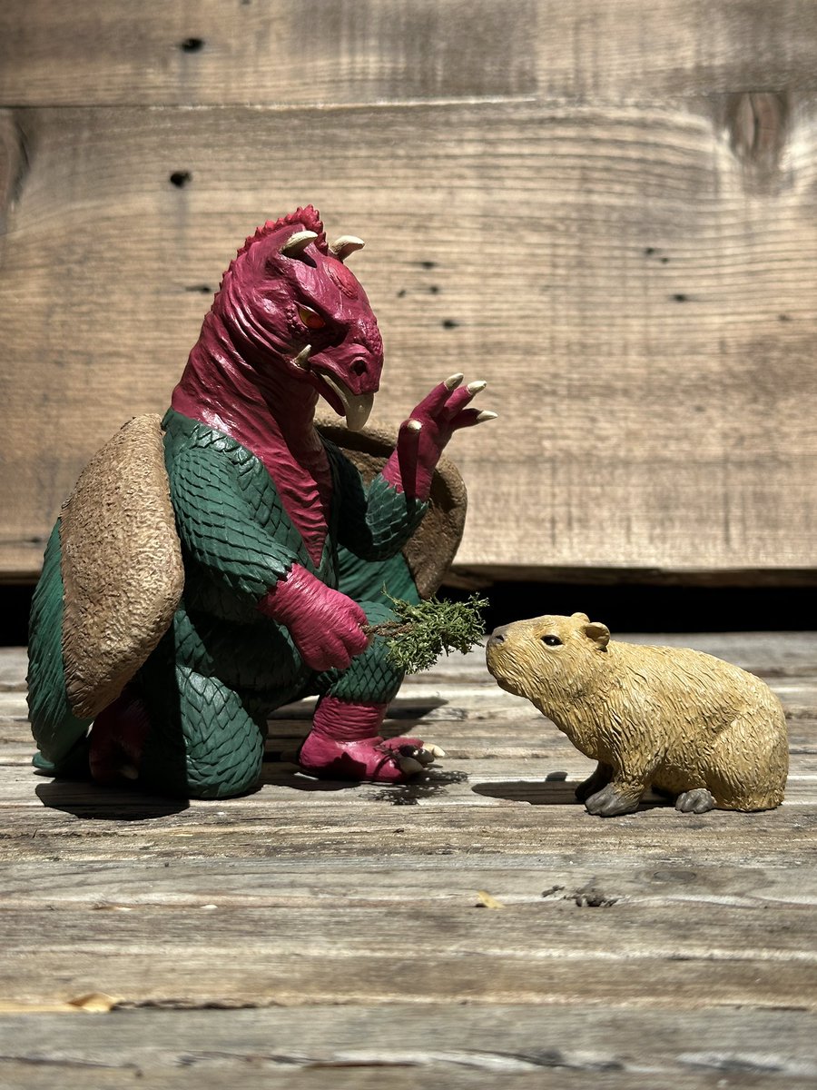 WF2025S
お品書き
⭐︎新作⭐︎
ウルトラ怪獣散歩シリーズ
『ウルトラ怪獣散歩 恐怖の伊豆スカイライン87』より
カピバラを愛でるヒドラっ！！
台座、餌の枝葉付き！
全高15cm、レジンキット7000円
#ワンダーフェスティバル2025 ＃ワンフェス #wf2025s  #ウルトラ怪獣 #怪獣散歩  #円谷プロ