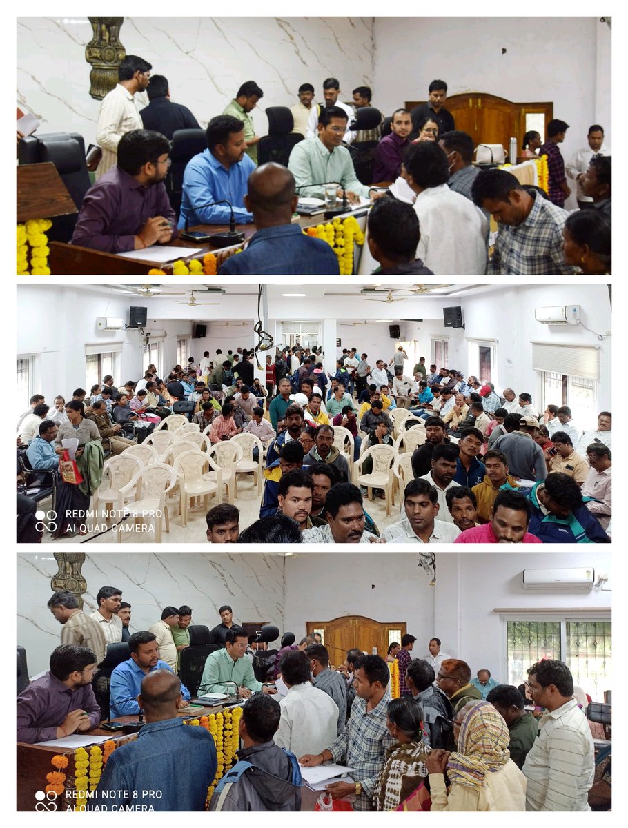 94 grievances received at PGRC meet today.
Collector AS Dinesh Kumar urges citizens to use
📞1100 helpline
🌐Meekosam.ap.gov.in
to register &amp; track petitions.

#PGRC #PublicGrievance #Meekosam #ASDineshKumar #TribalWelfare