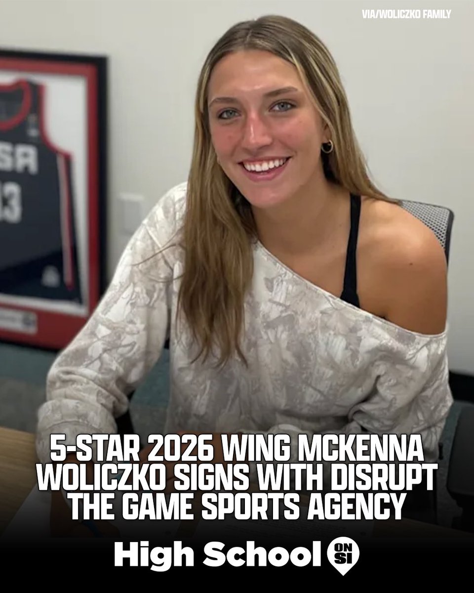 High School On SI (@highschoolonsi) on Twitter photo McKenna Woliczko becomes the first high school girls basketball player to join Disrupt The Game sports agency 💪🏽🔥
Read the full article⬇️ By <a href="/MitchBookLive/">Mitch Stephens</a>
si.com/high-school/ca… McKenna Woliczko becomes the first high school girls basketball player to join Disrupt The Game sports agency 💪🏽🔥
Read the full article⬇️ By <a href="/MitchBookLive/">Mitch Stephens</a>
si.com/high-school/ca…