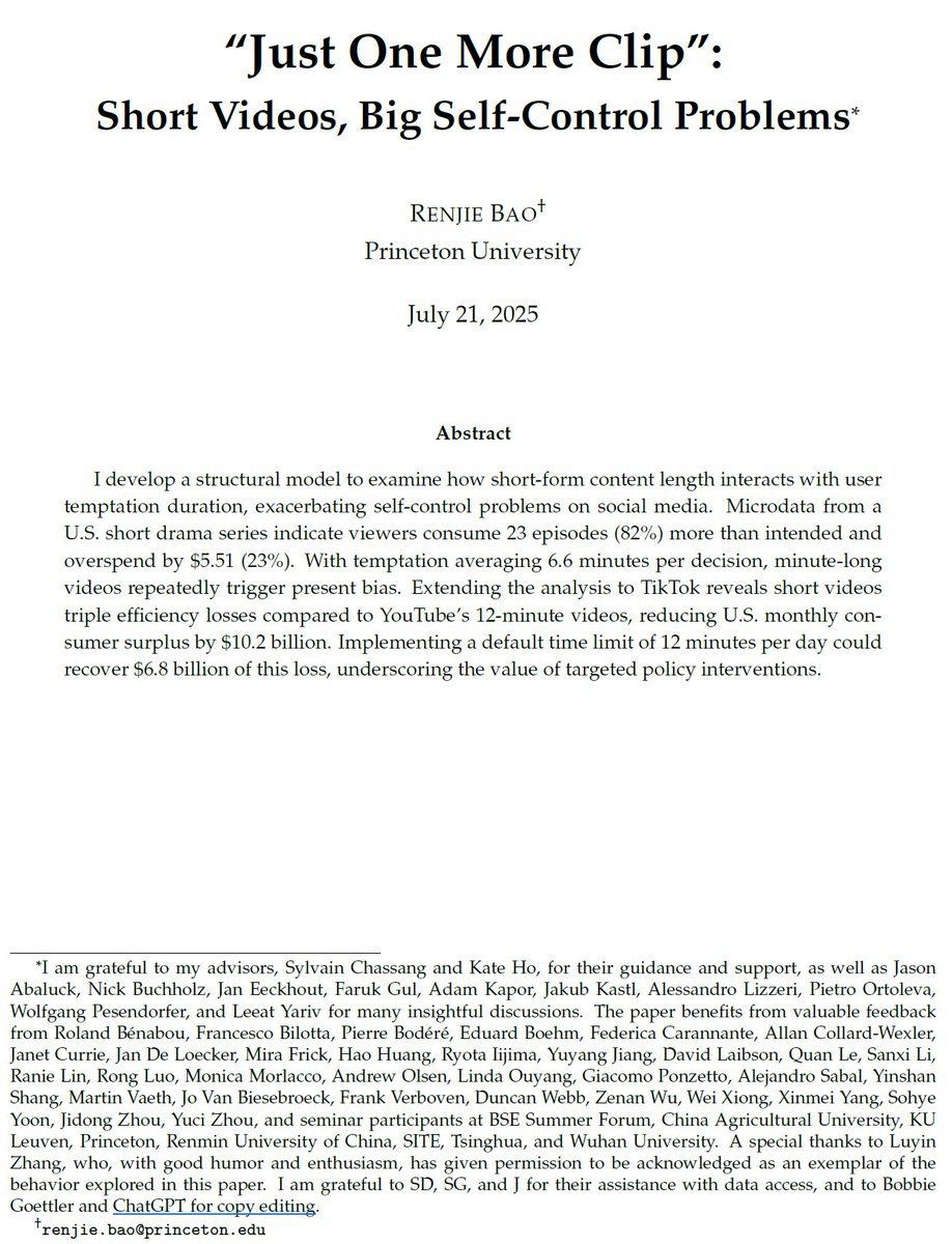 Acknowledgments are evolving....!!! Someone just thanked "ChatGPT" in the footnote! How cool!

#AcademicTwitter