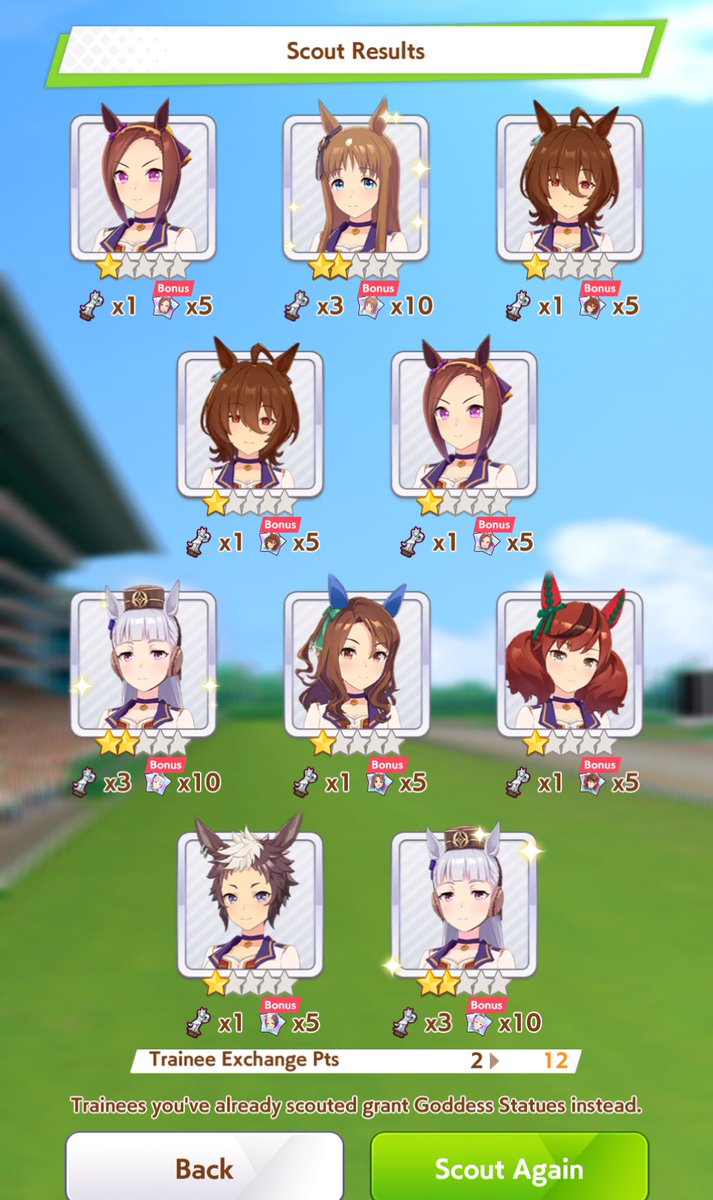Only_Redacted's tweet image. Ran out of luck it seems. I'll never get Tokai Teio at this rate...