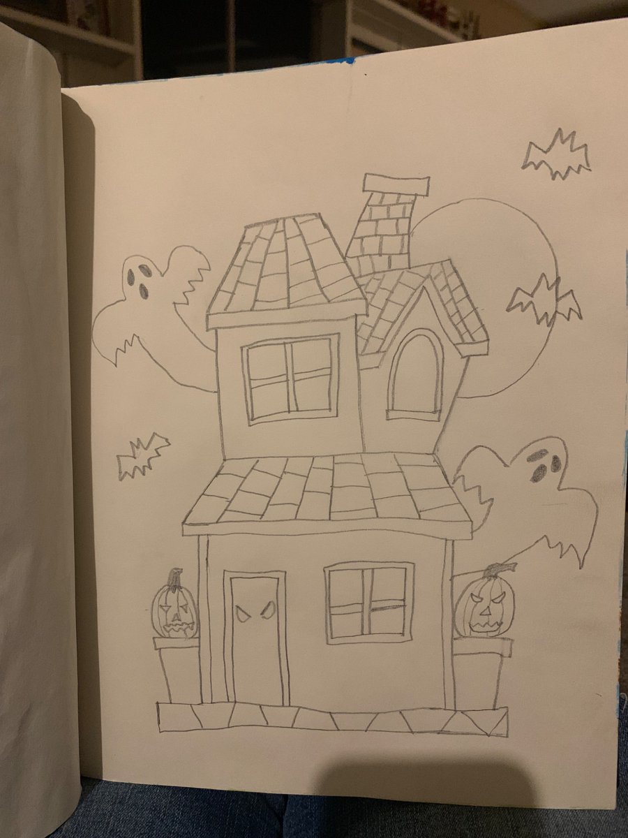 Spooky movies, music, and drawing tutorials to put me in the spooky-writing mood. 🎃 (Art for Kids Hub has this one.)