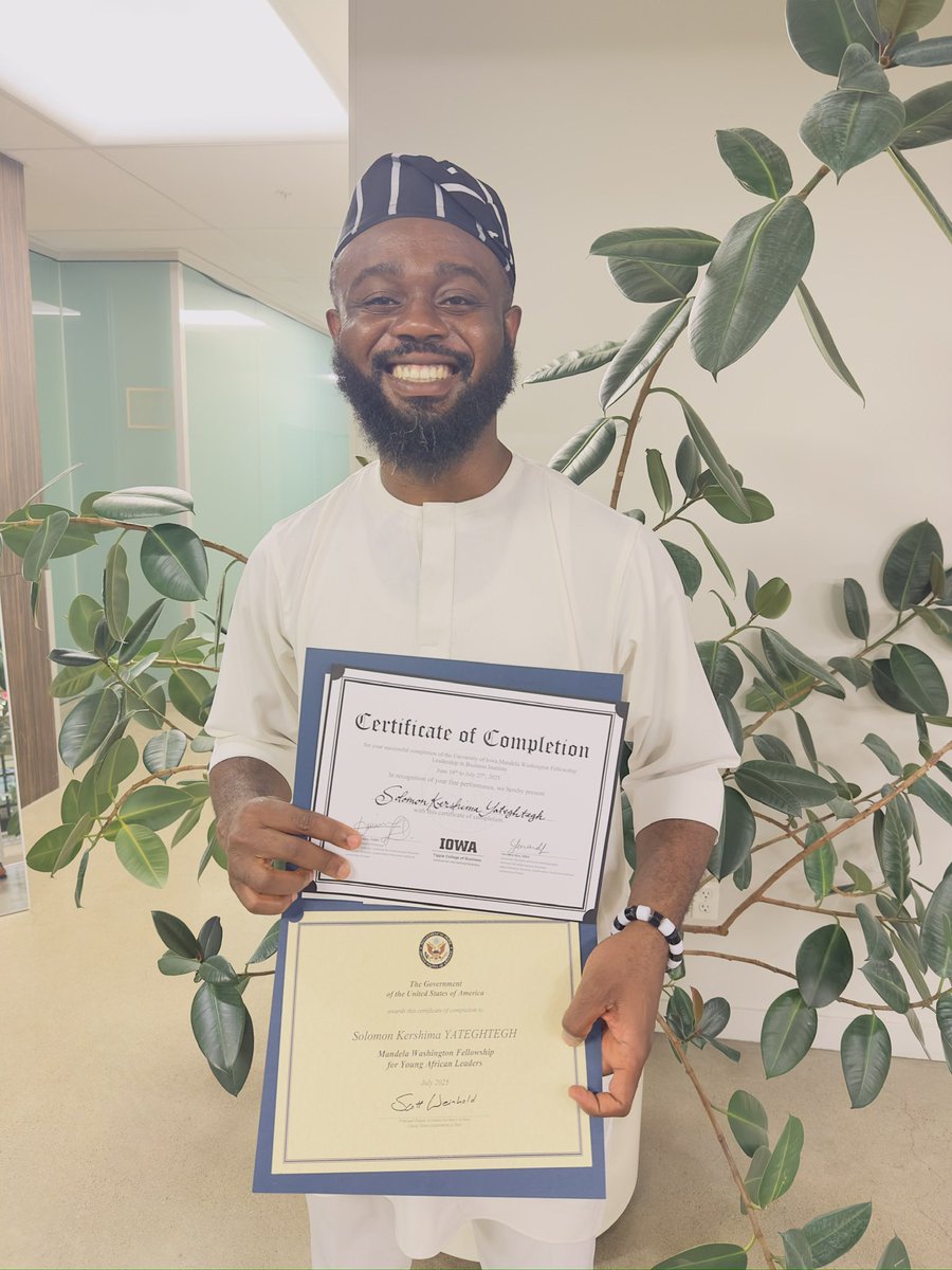 YateghteghSKY's tweet image. “If you knew where some of us came from, you wouldn’t pray for us to fail.” – Victor Osimhen

This hits hard, because it’s true.

From Makurdi to Iowa City, USA. From dreaming about change to being equipped to lead it.
I am officially a @WashFellowship fellow / Alumna – Class of…
