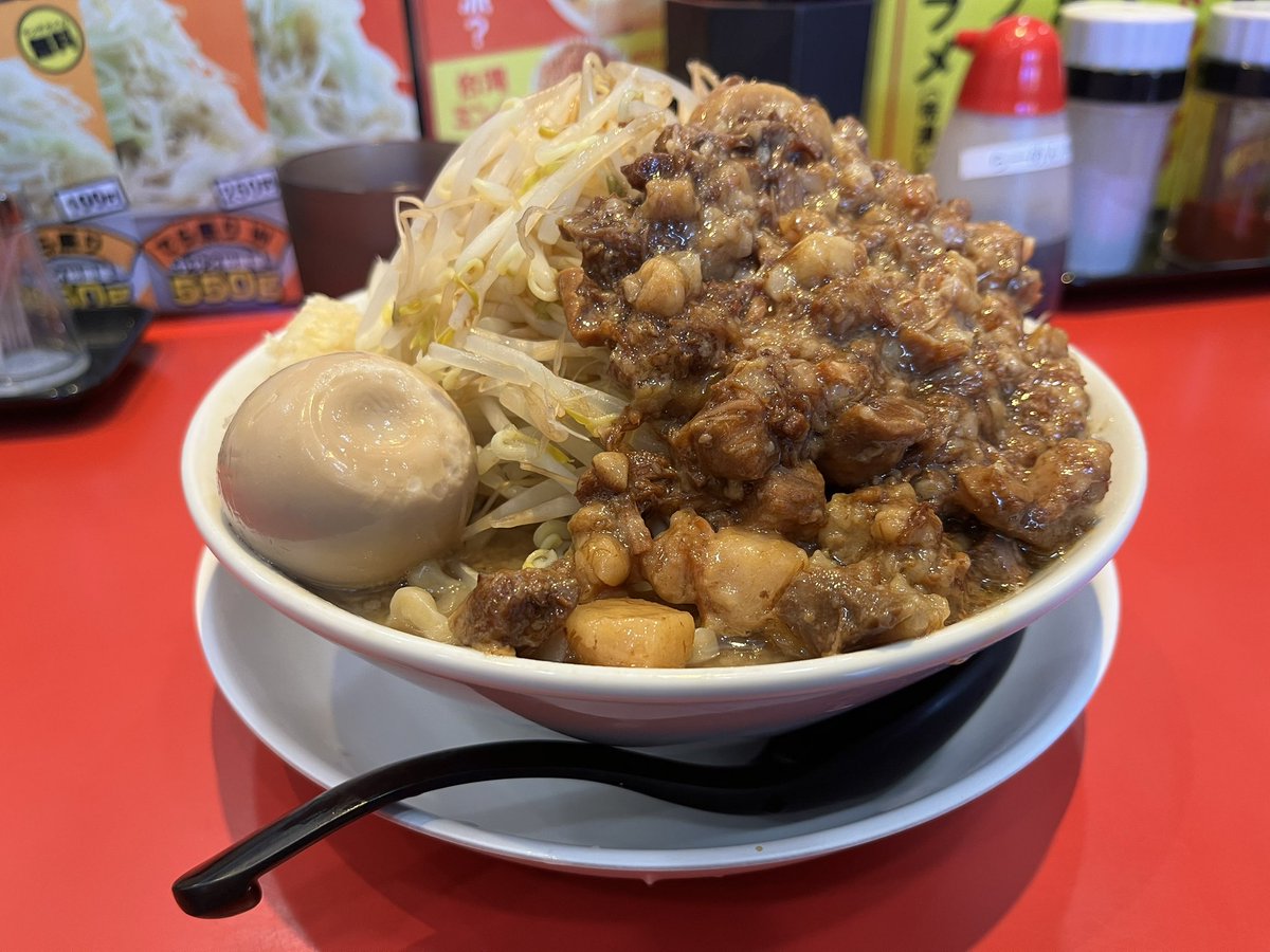背徳のラーメン
食べ切ったけど腹パンでキツすぎる
調子に乗った３バカでもキツかったのに
５バカとか７バカとか逝ってるやつ何なの
どんな胃袋してるねん
アレは人間の所業じゃない...