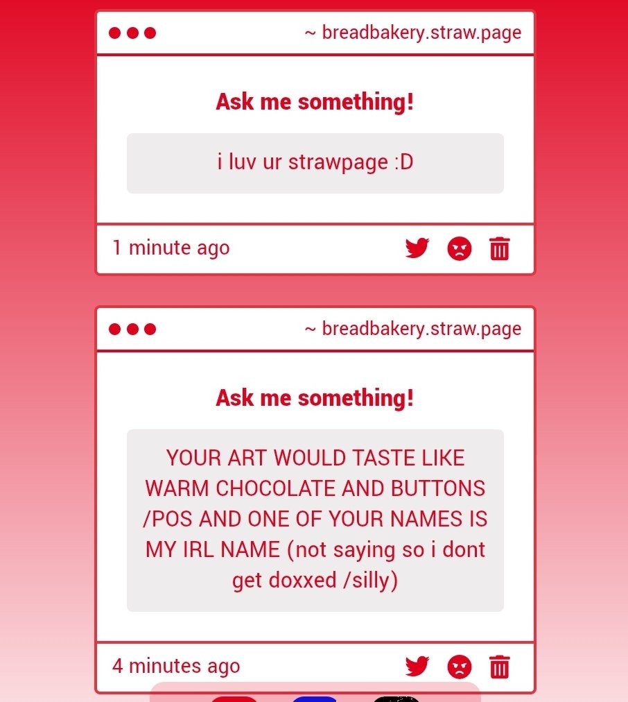 Solarskies_we's tweet image. Awwwehe thank you yay!!
AAAWWWW THANK YOU THANK YOU BUTTONS ARE SO YUMMY I ATE A BAG EARLIER!!, wow dude your names loaf too??? Wowzaaa