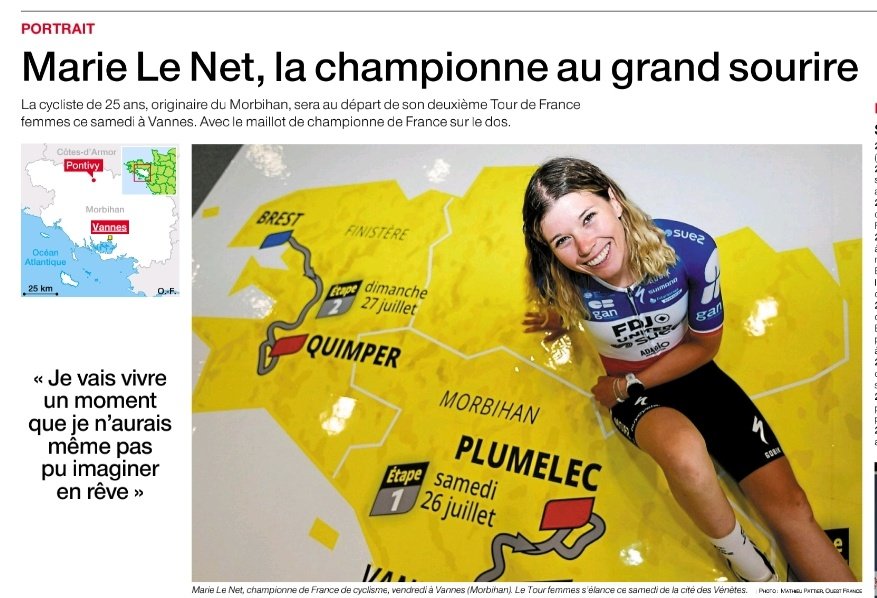 festinaboy's tweet image. C'est la " Best friand " de Alain Philippe, Marie pleine de grâce. Le lien entre #TDF2025 et #TDFF2025 en quelque sorte.