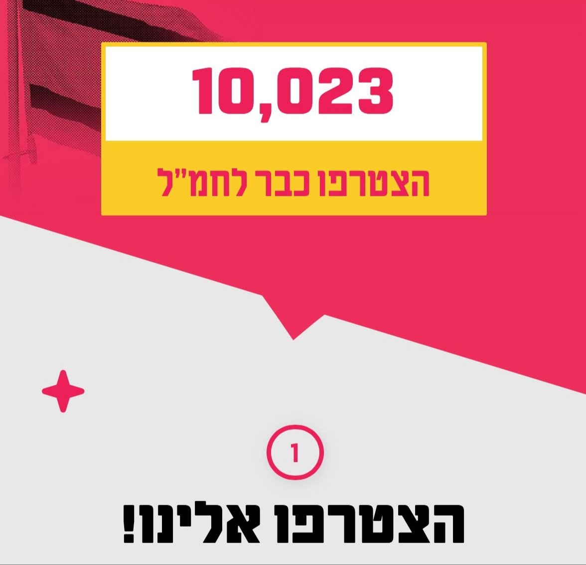 eyalnaveh1's tweet image. מרגש ומעצים,
השקנו את חמ"ל הבחירות, ותוך 48 שעות יותר מ-10,000 מתנדבים הצטרפו ויותר מ-50% מוכנים להתחיל לפעול כבר מעכשיו.
מחנה עצום יוצא לתקן את ישראל, ואנחנו ננצח!
הצטרפו אלינו >> hamal-elections.co.il