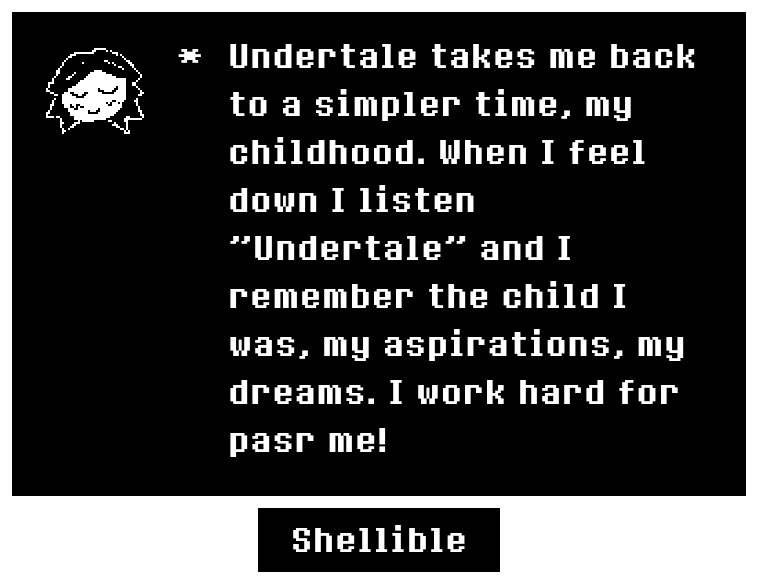 shellible's tweet photo. @tobyfox Little spelling mistake, no biggie! https://t.co/nktpGUuOKr