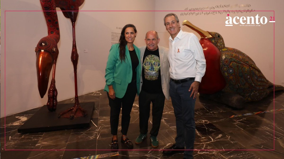acento21mx's tweet image. 🌊 Arte y conciencia ambiental en Puebla
@pepechedrauimx recorrió la exposición “El Murmullo de los Océanos” en la Galería del Palacio Municipal, una muestra que invita a reflexionar sobre la protección de los ecosistemas marinos.
acento21.com/puebla/recorre…