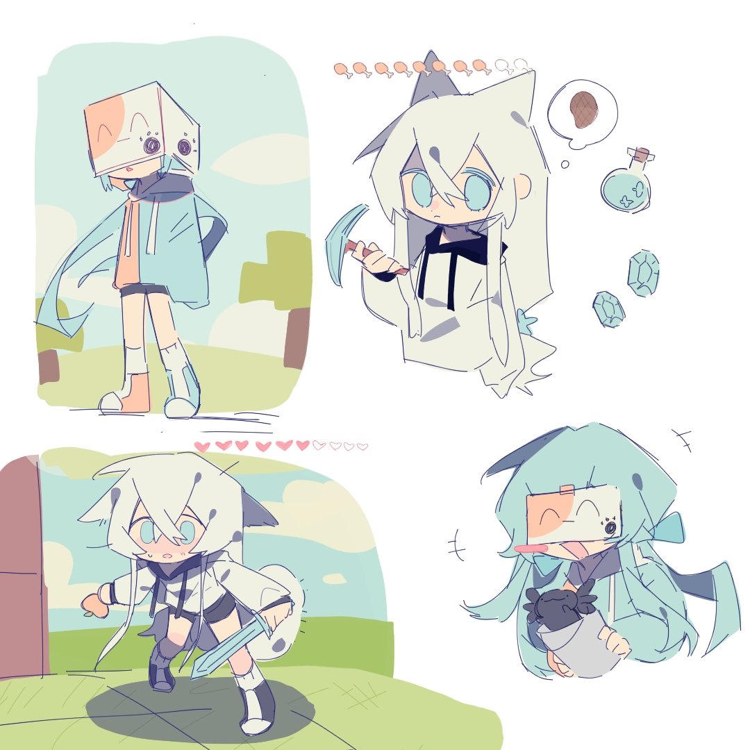 KleinBlueghost's tweet image. 我玩游戏……