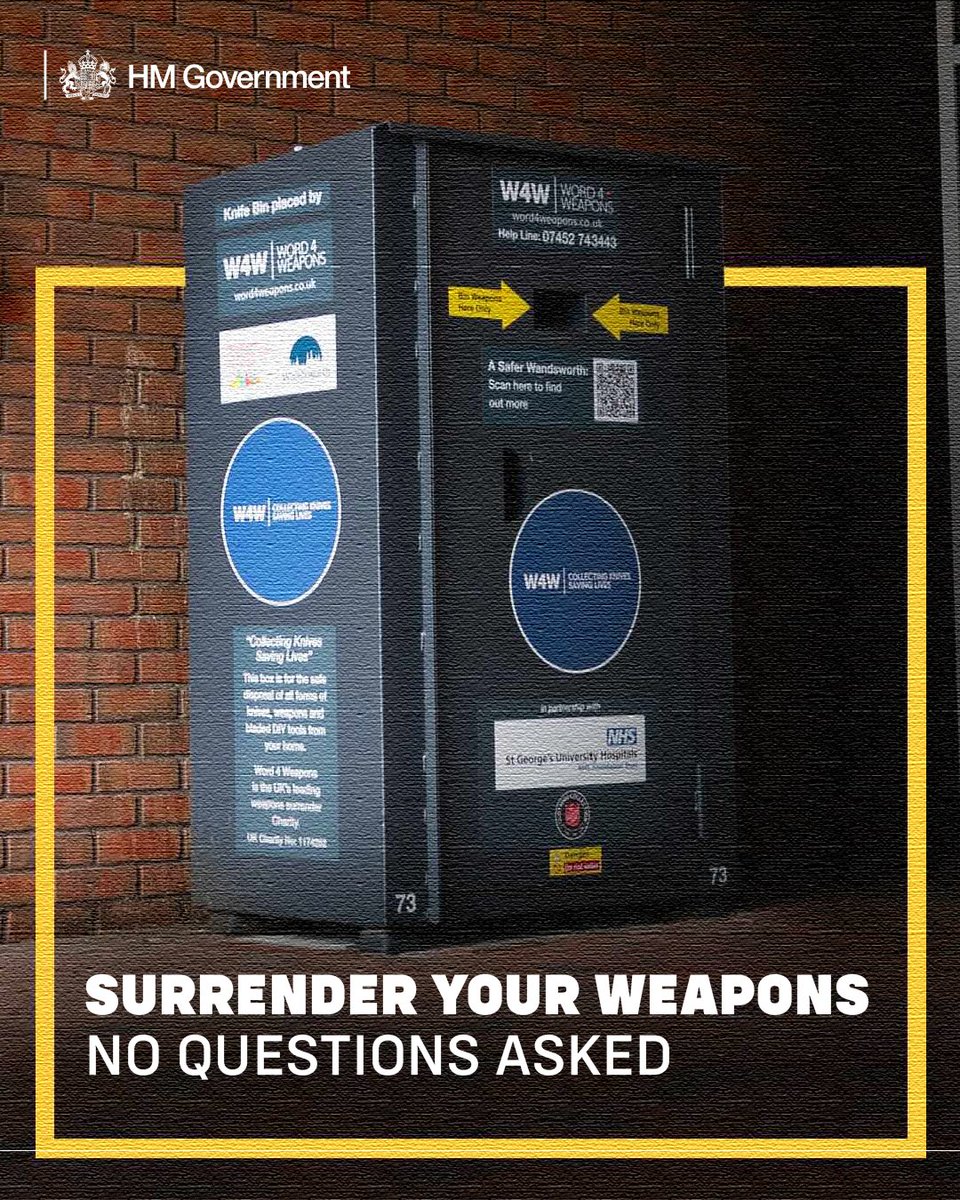 EnfieldCouncil's tweet image. As part of the month-long ninja knife amnesty a knife bin has been placed at
North Middlesex University Hospital, Sterling Way, London, N18 1QX
For all the details, visit orlo.uk/lsLzJ
#saferenfield
#weaponsurrender