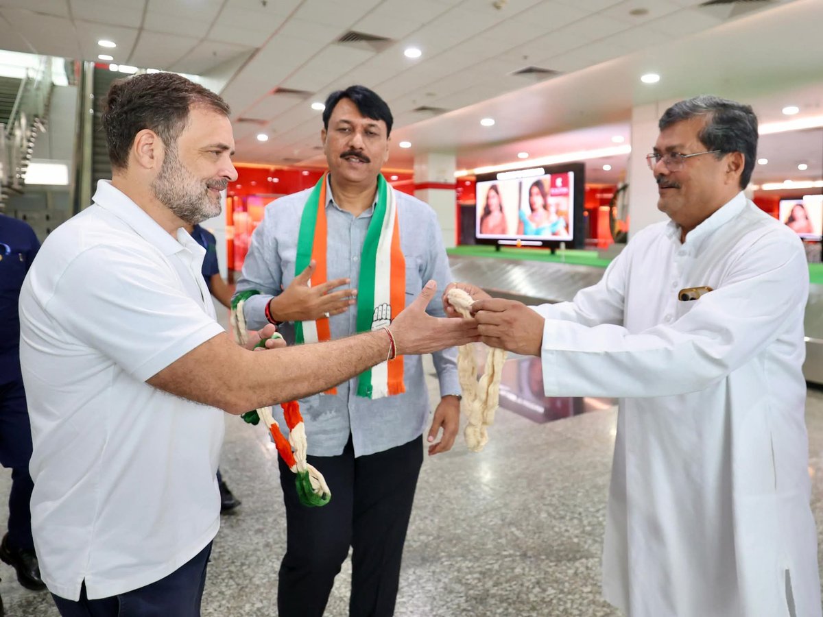 AmitChavdaINC's tweet image. संगठन सृजन अभियान के अंतर्गत जननायक, लोकसभा विपक्ष के नेता श्री @RahulGandhi जी का गुजरात की भूमि पर हार्दिक स्वागत है।
#SangathanSrijan2025