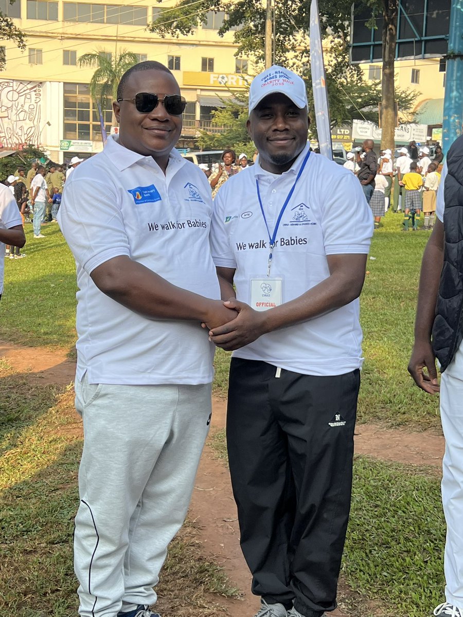 ZambaaliBulasio's tweet image. With the Vicar General Kampala Archidocese Msgr Rogers Kabuye #Walkforbabies2025