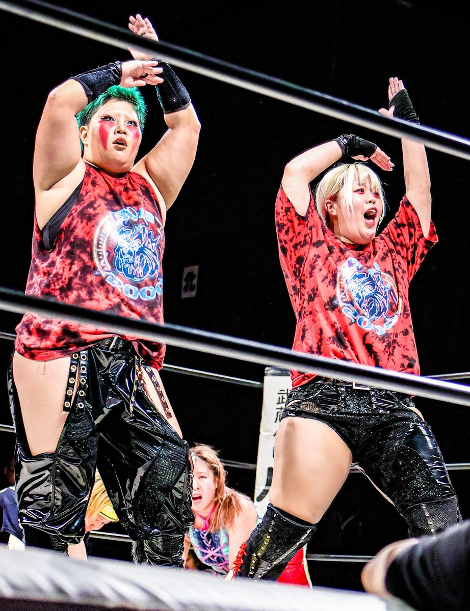 mkk_slow's tweet image. 勝利して Let's Get d!を
見せつけました
※SEAdLINNNGの団体ポーズ
#琉悪夏 #刀羅ナツコ
#H_A_T_E_ #STARDOM
#SEAdLINNNG
20250726 新木場1stRING