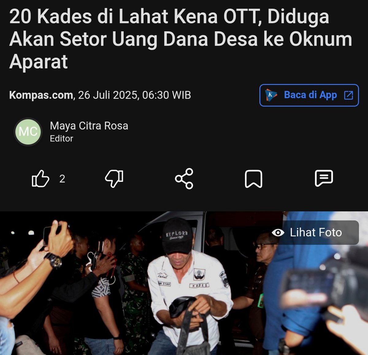Red__Seven's tweet image. .
Penyakit ya sudah menjadi ADATโผ๏ธ...
Oknum Aparatโ...
.