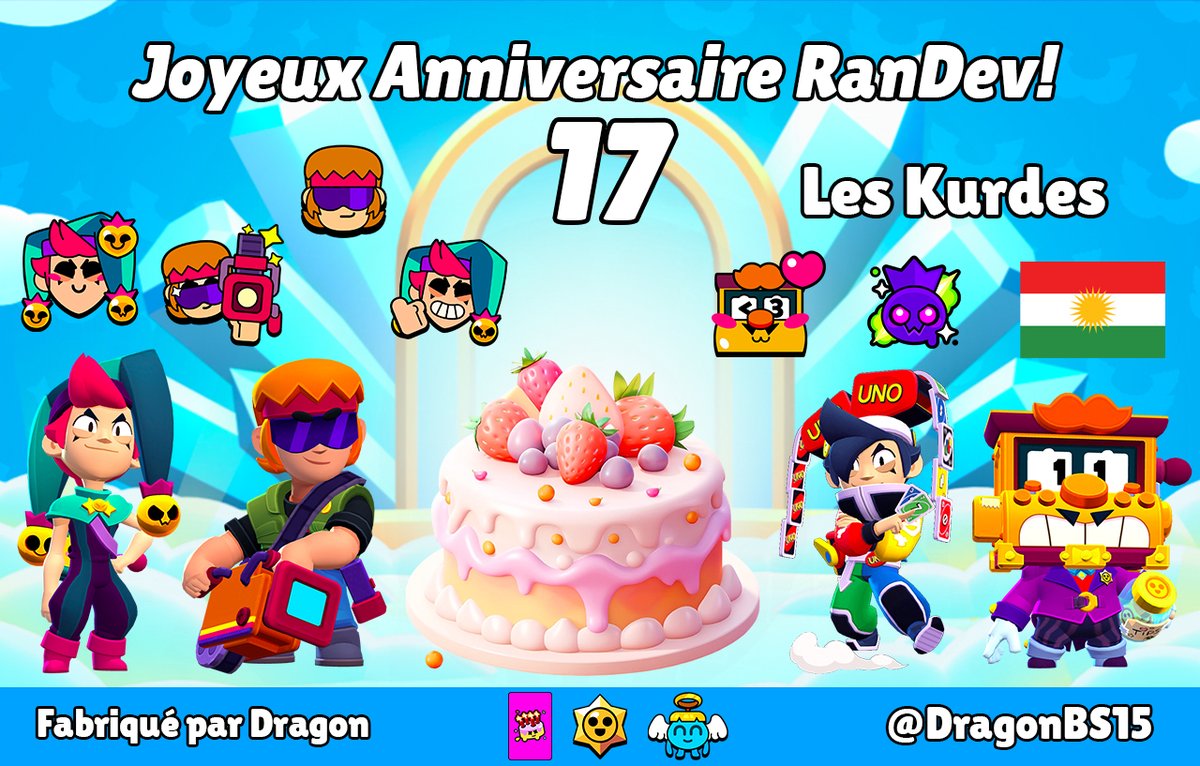 DragonBS15's tweet image. Happy Birthday @randev_wastaken! ππ
17 years old Kurdish boy
I know youβre the guy who can speak some languages. Very kind and supportive person. Ofc I make you a birthday card cuz why not.
I wish you a happiness in your life.