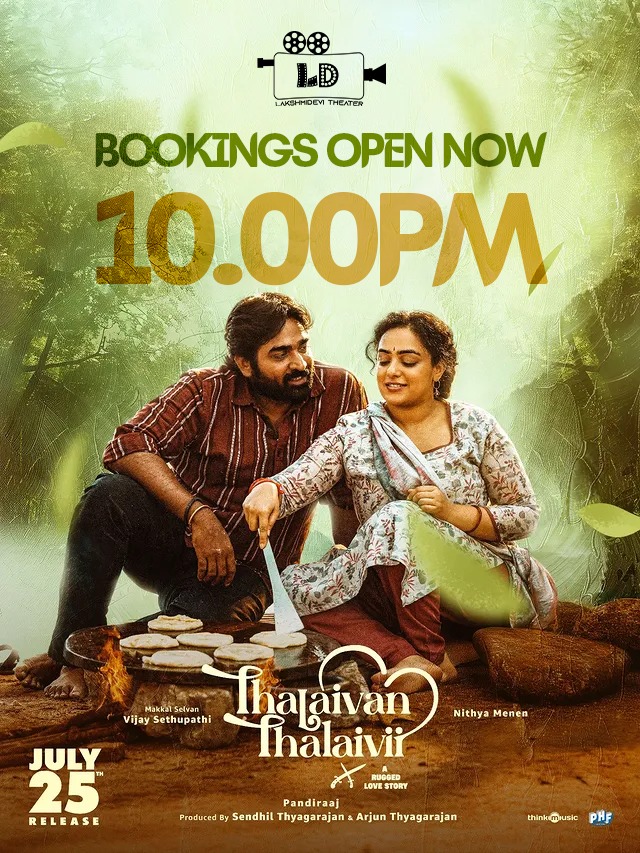lakshmicinema's tweet image. Bookings Open Now!
#ThalaivanThalaivii from today at @lakshmi_devi_ , Hosur. Book your tickets now
