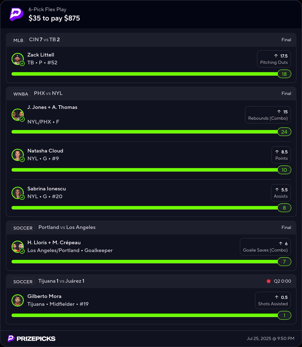 DJayPicks's tweet image. We really like that!
List posted for free in the cord went 7/8 💪🏾

Come win with us! -&amp;gt;mee6.xyz/en/m/banesquad
@BaneSquad_ 
@scotty_ggg