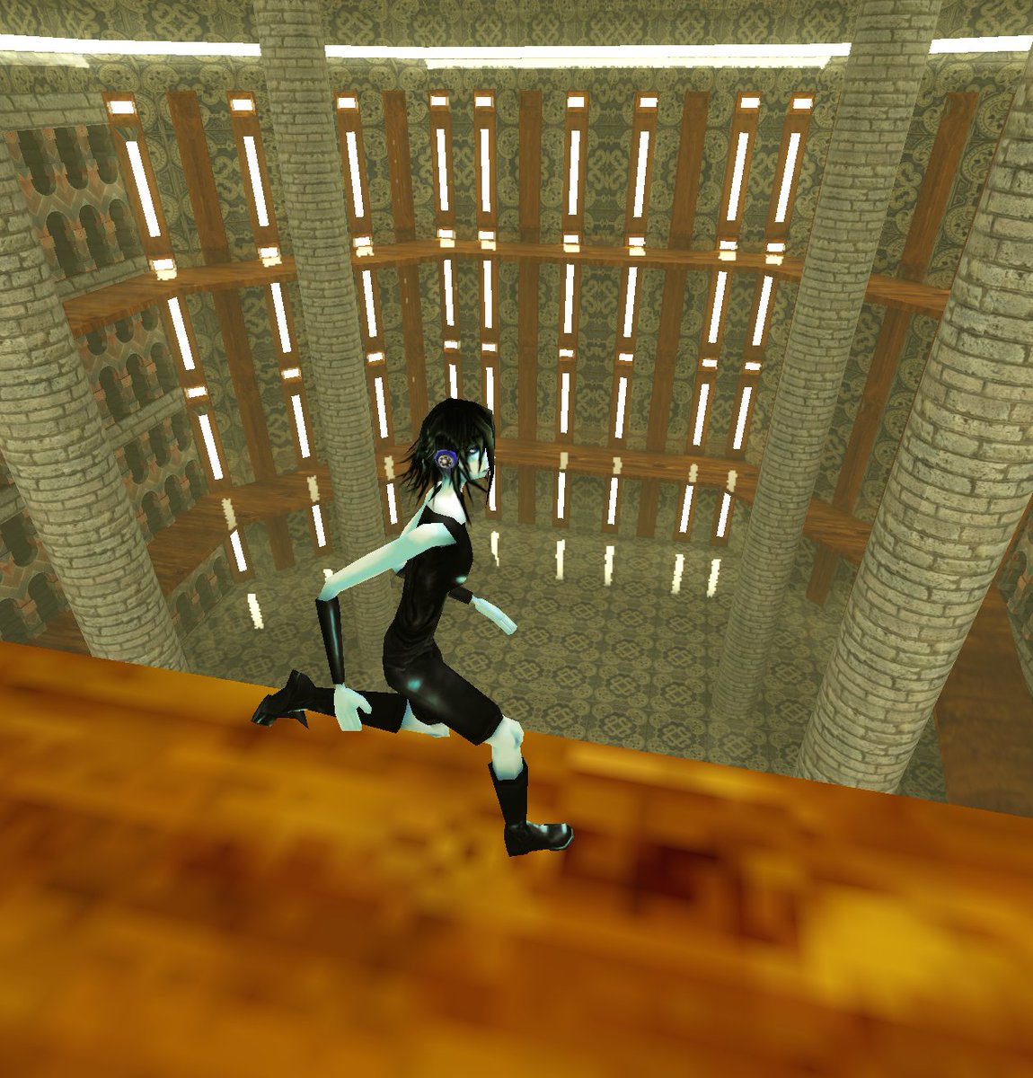 lukewasthefish's tweet image. fell down
