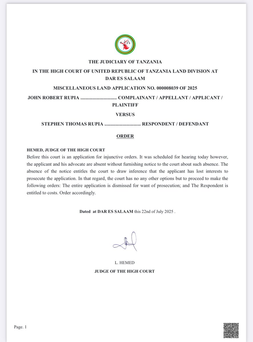 PMadeleka's tweet image. Katika historia ya DUNIA, ni Tanzania pekee ambapo JAJI wa Mahakama ya Kuu anaweza KUFUTA KESI ambayo ipo MAHAKAMA YA RUFANI. Chini ya kifungu cha 59(1)(a) cha Sheria ya Ushahidi, JAJI anapaswa kuchukua “JUDICIAL NOTICE” ya uwepo wa “NOTICE OF APPEAL” na Mamlaka yake YAKAKOMA.