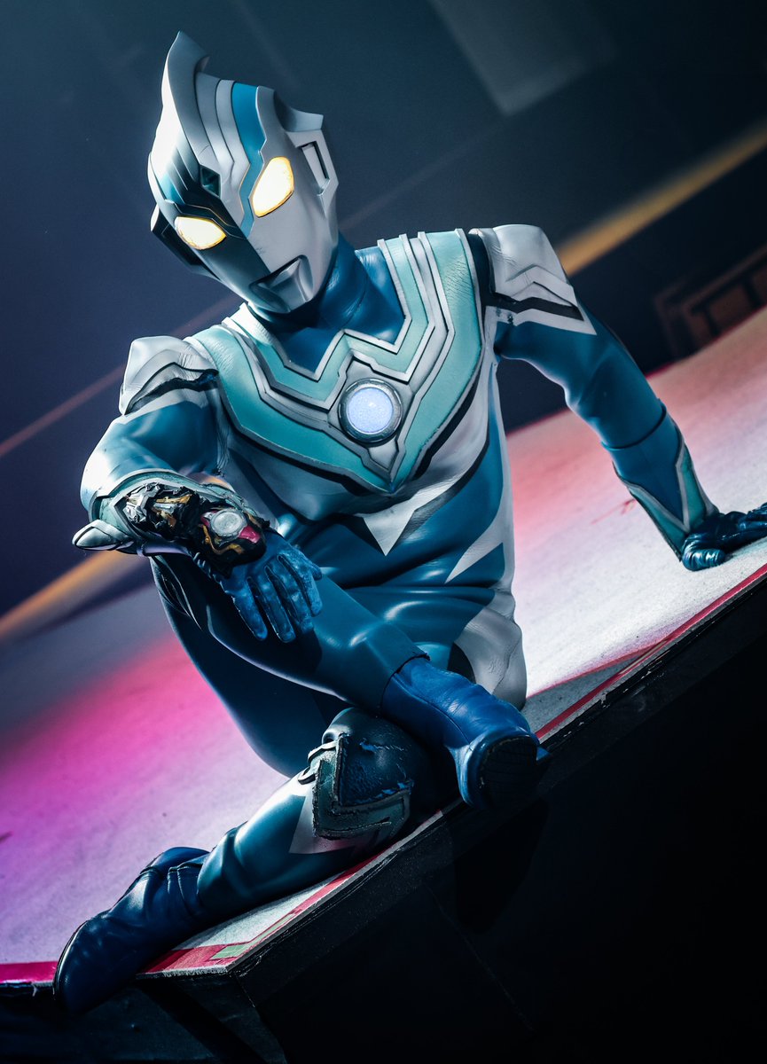 sky00_re's tweet image. カッコ良すぎて鼻血出ちゃった🫠
#ウルサマ #ウルトラマンフーマ