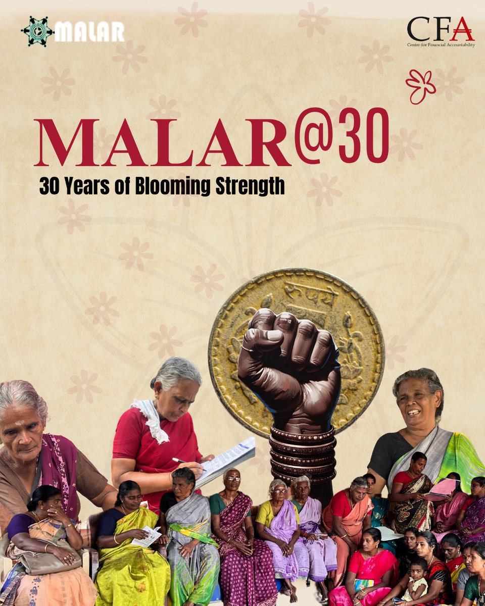 cfa_ind's tweet image. 📢 Report Release
🌼 MALAR @30
30 Years of Blooming Strength 🌼
At a time when the exploitative modern day money lenders, i.e. NBFCs, MFIs and gold finance companies are preying upon the poor, this field and survey based report shows glimpses of the impact of shrinking public…