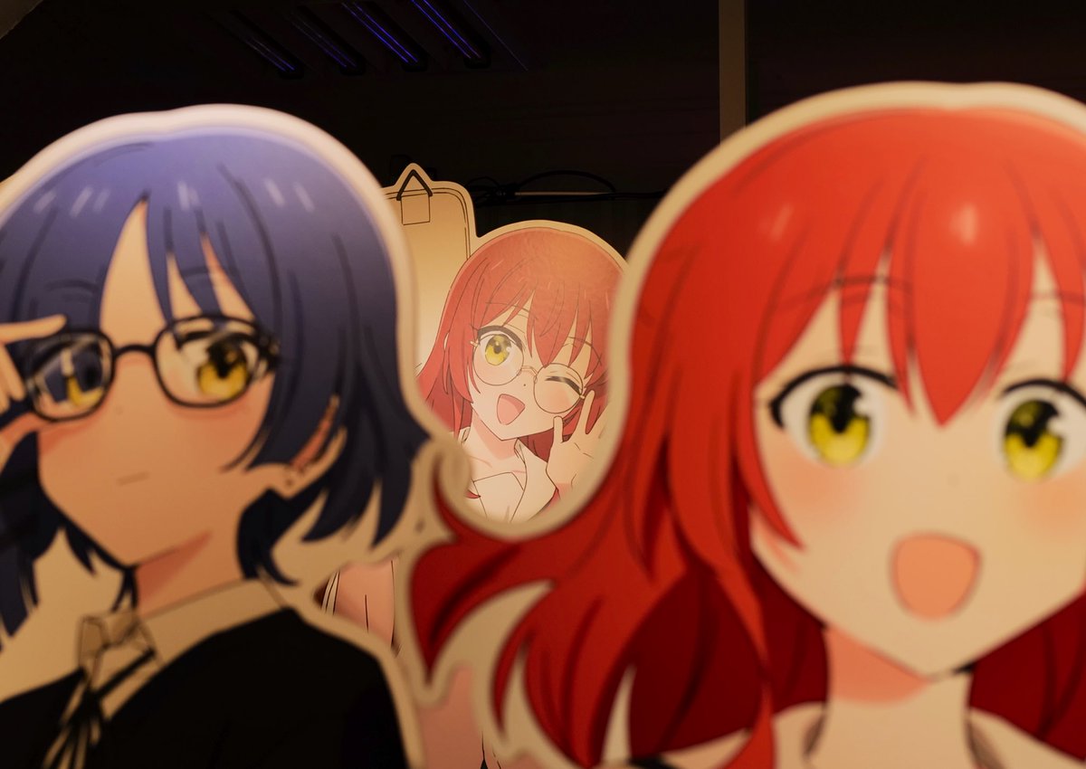atsuuuu________'s tweet image. パネルのところ、郁代とずっと目が合っちゃって困った😅