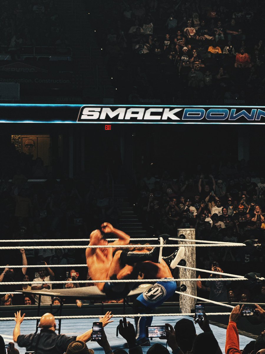 went to the wrestling today