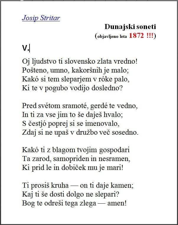 Turinek's tweet image. Preroški Stritar 🇸🇮