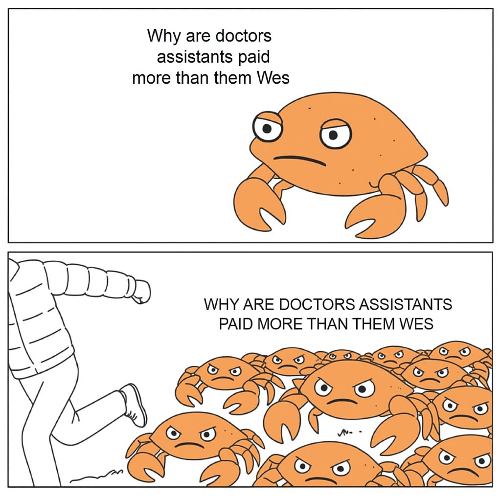 ExplosiveEnema (@explosiveenema2) on Twitter photo Ready for another day of <a href="/wesstreeting/">Wes Streeting</a> running away from the question:
"Why are Doctors Assistants paid more than them?" Ready for another day of <a href="/wesstreeting/">Wes Streeting</a> running away from the question:
"Why are Doctors Assistants paid more than them?"