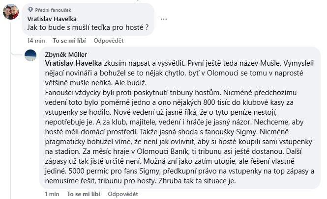 Za čárou (@za_carou) on Twitter photo ❗️Nový SLO <a href="/SKSigmaOlomouc/">SK Sigma Olomouc</a> Zbyněk Müller skáče do funkce nikoliv snožmo, ale po hlavě a ruce má za zády.
Super mindset pane Zbyňku, víc se střelit do vlastní nohy první den ve funkci už nejde. Tedy pokud jste se opravdu v Olomouci nerozhodli plivnout do tváře fanouškům. ❗️Nový SLO <a href="/SKSigmaOlomouc/">SK Sigma Olomouc</a> Zbyněk Müller skáče do funkce nikoliv snožmo, ale po hlavě a ruce má za zády.
Super mindset pane Zbyňku, víc se střelit do vlastní nohy první den ve funkci už nejde. Tedy pokud jste se opravdu v Olomouci nerozhodli plivnout do tváře fanouškům.
