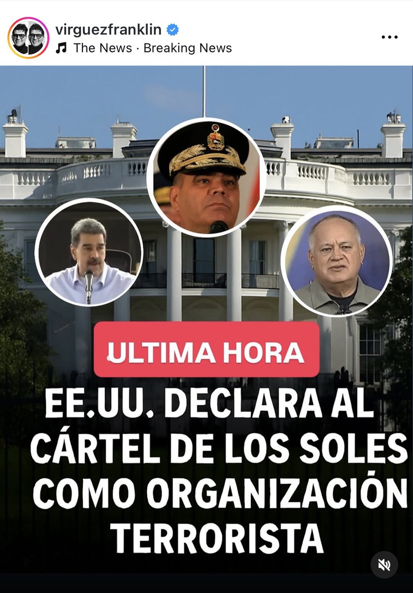 PadreJosePalmar's tweet image. El “Cártel de los Soles” de Miraflores ha sido declarado ORGANIZACIÓN TERRORISTA.
Ya no son solo corruptos.
Ya no son solo narcotraficantes.
Son terroristas.
Persiguieron, torturaron, asesinaron y destruyeron a un país entero.
Usaron el poder como arma y el hambre como castigo.…