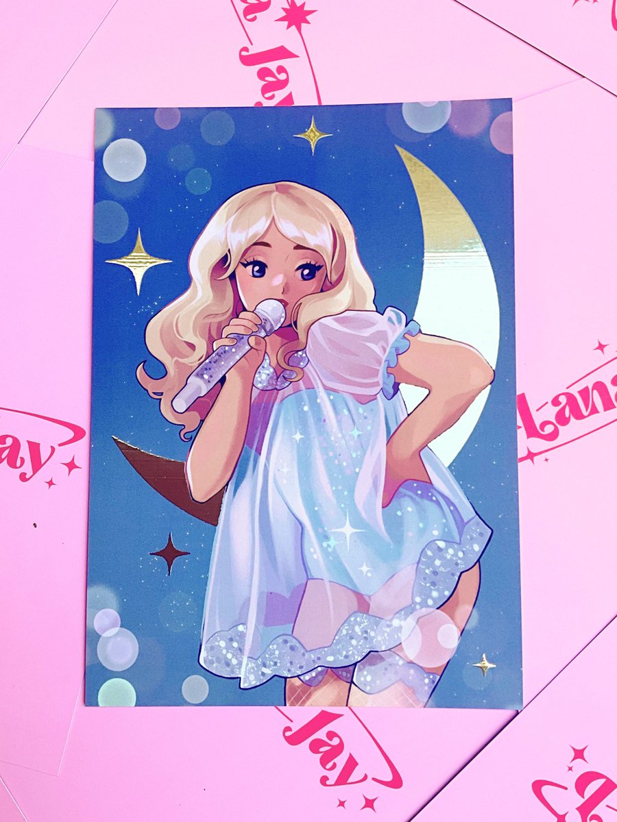 Lanajay_art's tweet image. Sabrina Carpenter in gold foil 🤩🤩