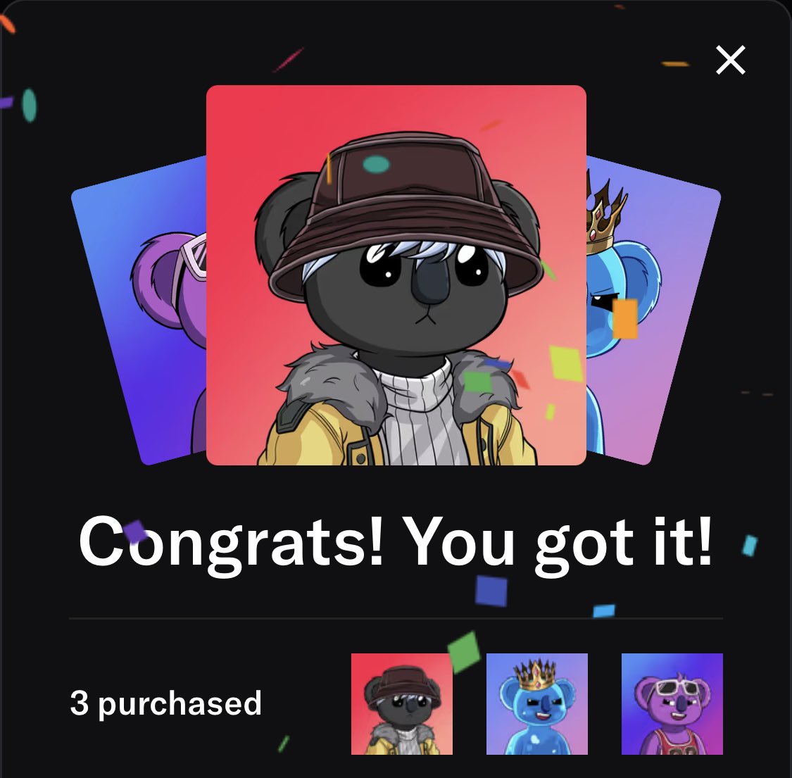 vasyl_khlibko's tweet image. 🌞 gSomnia & good morning, friends and @Somnia_Network community!
Wishing everyone a wonderful weekend and a great mood ✨
Today started with the right moves - hit the button 🔘 and grabbed a few NFTs for the contest and to boost those points 🚀
These @BambiLands are just so…