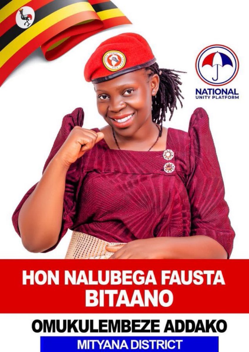 MityanaFinest's tweet image. MITYANA WOMAN MP NALUBEGA FAUSTA BITAANO
@Pliam_ @HEBobiwine @DavidLRubongoya @NUP_Ug @JoelSsenyonyi